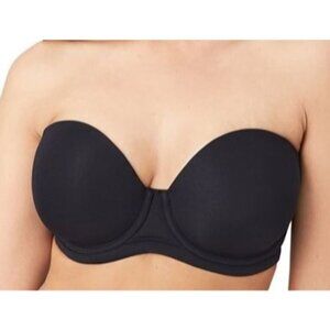 Wacoal Women's Red Carpet Strapless Full Bust Underwire Bra 854119 Black Sz 34DD